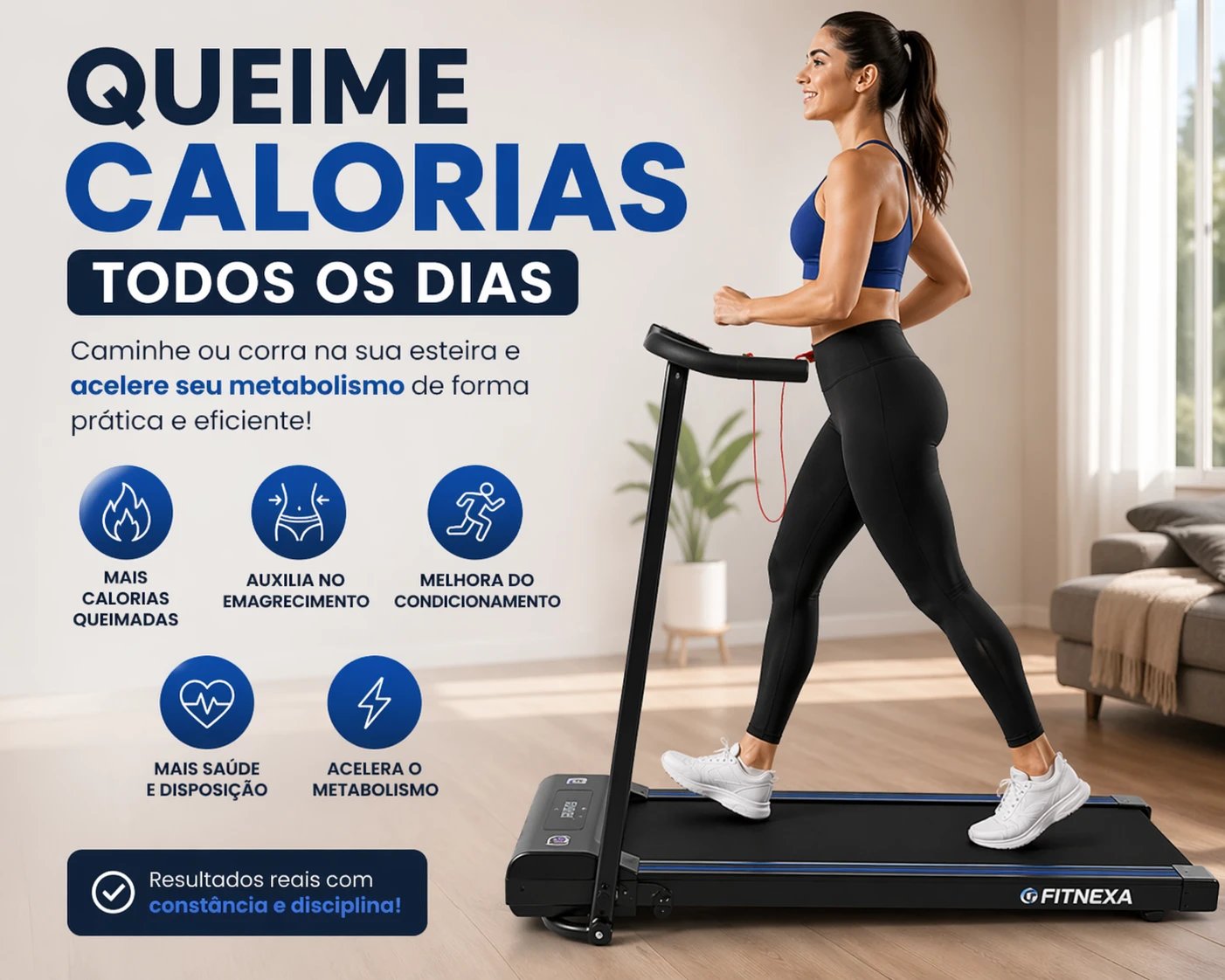 Esteira Dobrável Recursos